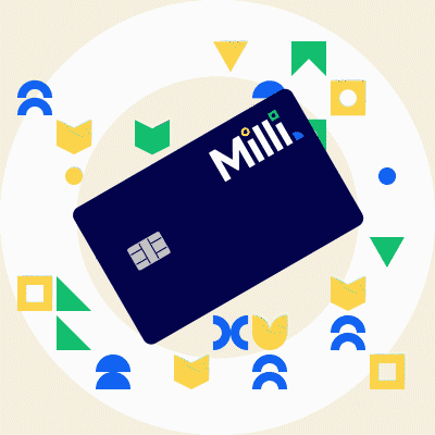 Animated glyphs with milli card